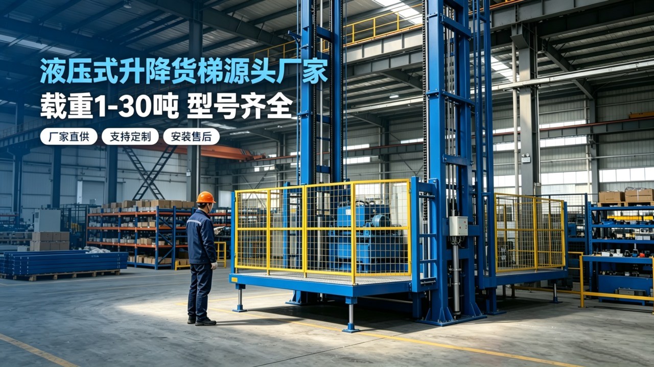 液压式升降货梯源头厂家，载重1-30吨型号齐全 .jpg